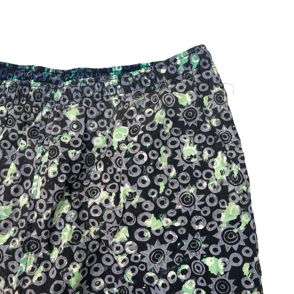 Pierre Cardin VTG Y2K Swim Trunks Shorts AOP 4" Inseam Mesh Liner Blue Large - Picture 3 of 6